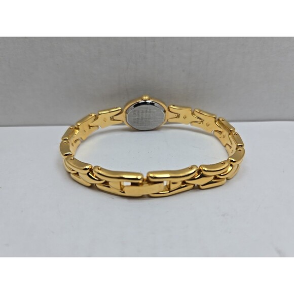 Vintage Pulsar V810 6410 Green Dial Gold Tone Womens Quartz Watch New Battery - Picture 8 of 11